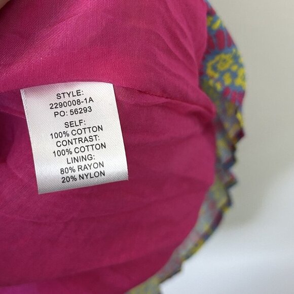 NEW Current Air Lindsey Bohemian Maxi Dress Womens Size XXL Pink Puff Sleeve - Picture 10 of 10